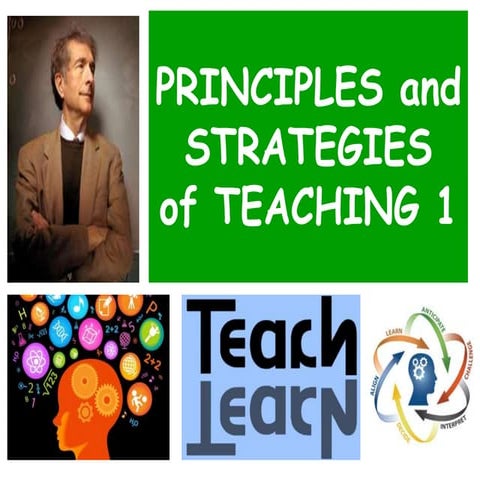 Lesson 1 Elements of Teaching and Learning