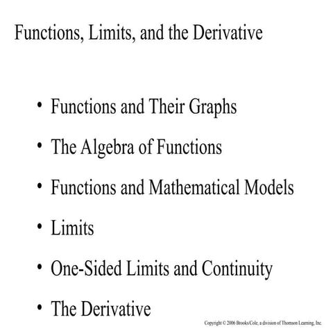 Lesson1 Functions, and   Derivatives.ppt