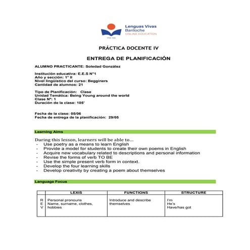 Lesson 1 GONZALEZ Soledad 