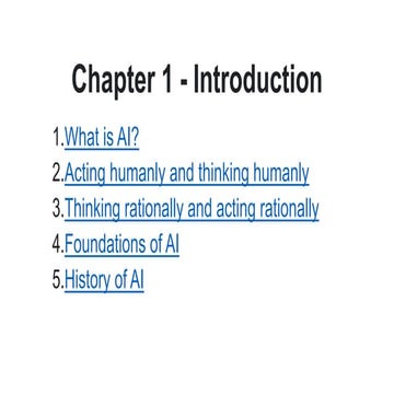 Introduction to Artificial Intelligence by strut Russel and Norvig