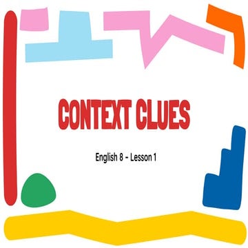 Context Clues