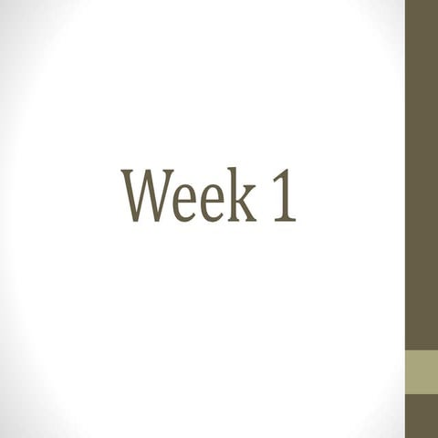 Week 1 : History Blog | PPTX