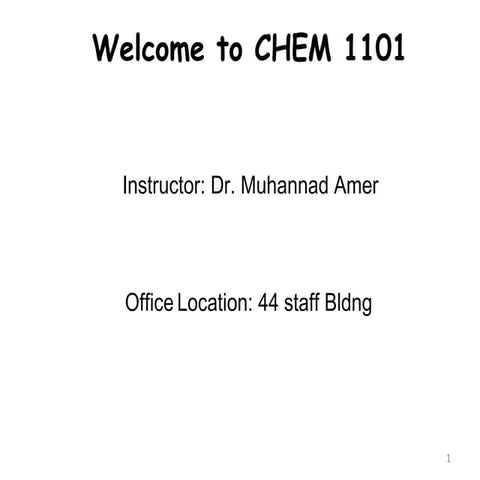 general  chemistry ch1
