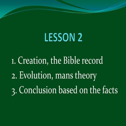 Lesson 2: The Nature of Faith