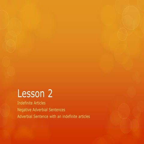 Lesson 2 | PPT