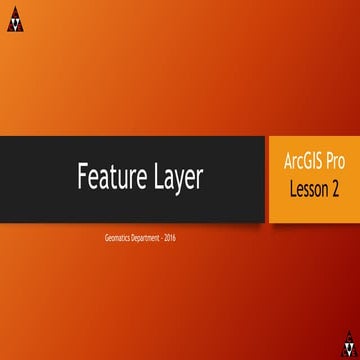 ArcGIS Pro Lesson - 2
