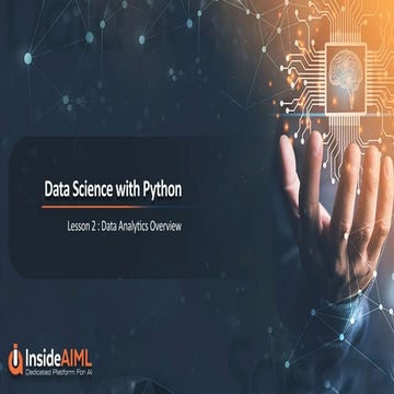 Data Science with Python Course - InsideAIML | PPT
