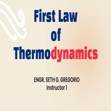 Lesson 2 first law of  thermodynamics .pptx