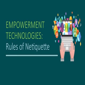 empowerment technology/ RULES AND NETIQUETE lesson 2.pptx