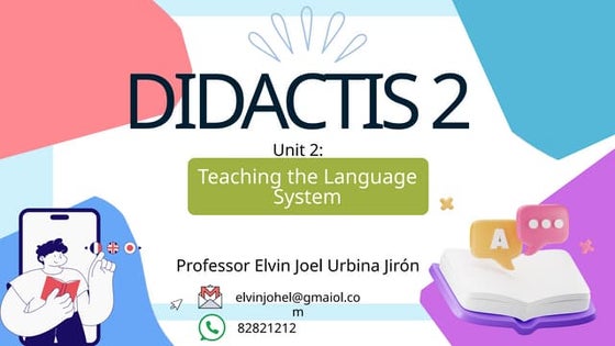 Lesson 4 from didactis, an English Course for teaching | PPTX
