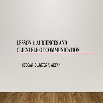 Communication and Characteristic of Clientele to consider .pptx