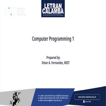 Lesson 2 The Basics of a C++ Program.pptx