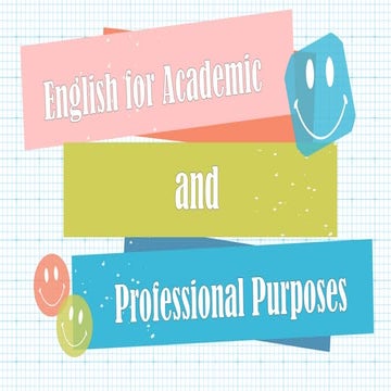 ENGLISH FOR ACADEMIC AND PROFESSIONAL PURPOSES LESSON 2-  PATTERNS OF DEVELOP...