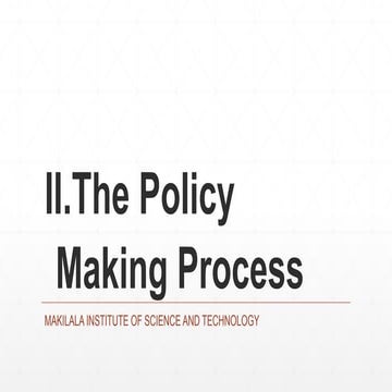 POLICY MAKING PROCESS | PPT