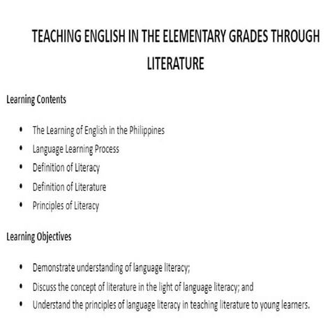 Comprehensive Strategies for Teaching English Language and Literacy in ...
