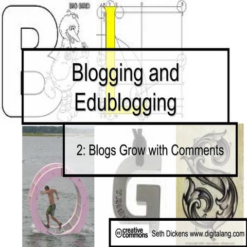 Lesson 2 - Blogs And Commenting