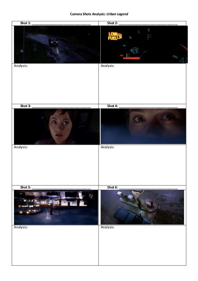 Camera Shots and Angles in Horror Films