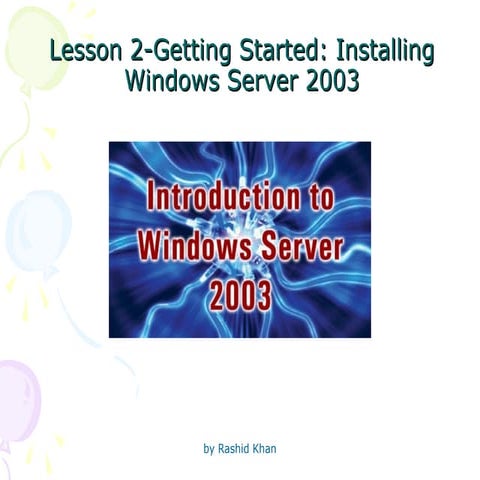 Lesson 2-Getting Started.ppt for Windows
