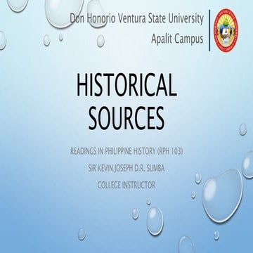 Lesson 2 - HISTORICAL SOURCES.pptx