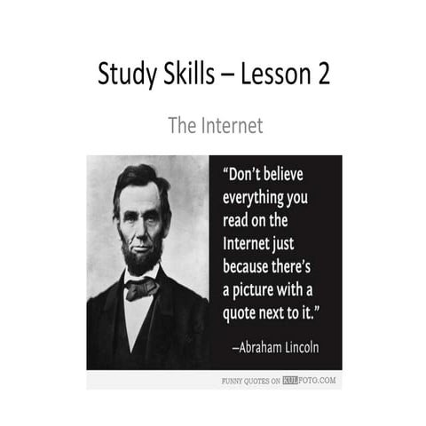 Making better use of the Internet