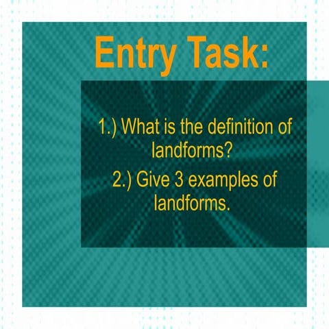 Physical & Human Characteristics 