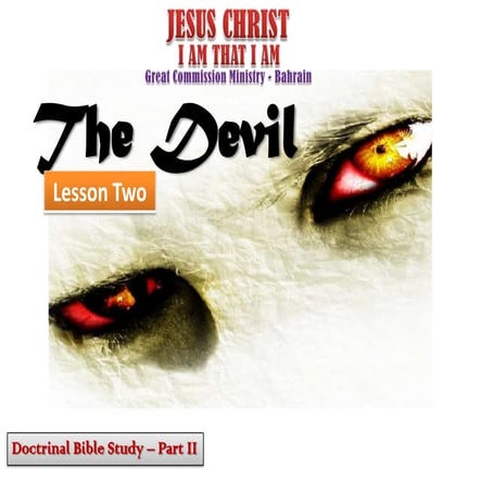 The Doctrine of the devil