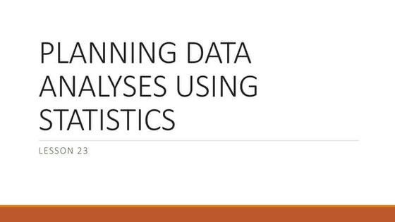 Lesson 26 presenting and interpreting data in tabular and graphical ...