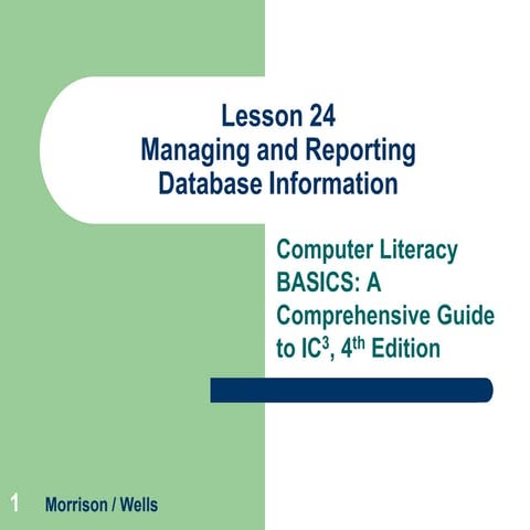 Lesson 24 | PPT