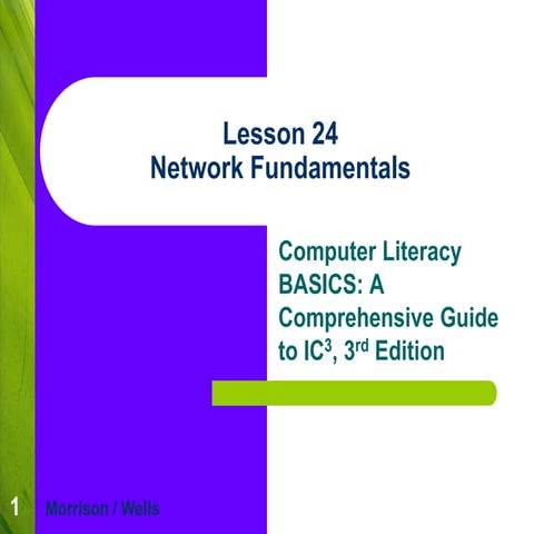 Computer Literacy Lesson 26 | PPTX