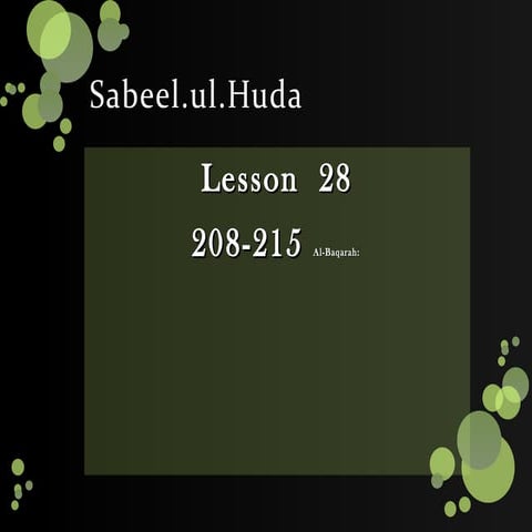 Lesson 28 | PPT
