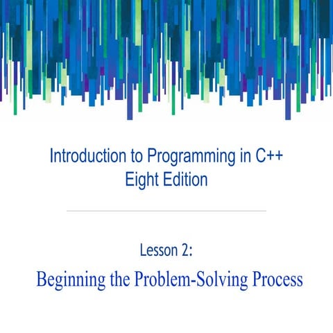 Lesson 2 beginning the problem solving process | PDF | Programming ...