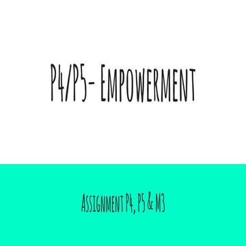 Lesson 2 empowerment