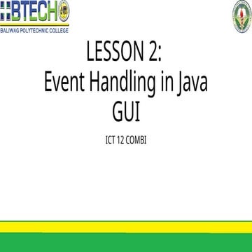 LESSON 2 Event Handling in Java GUI.pptx