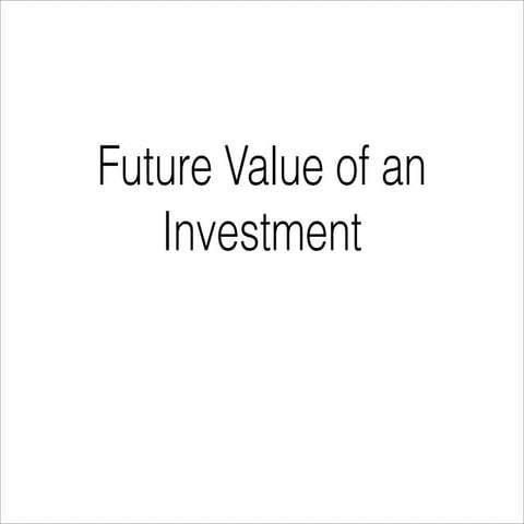 General 2 HSC Credit and Borrowing - Future Value