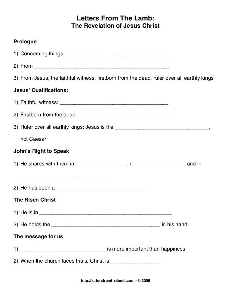 Lesson 2 — The Risen Christ