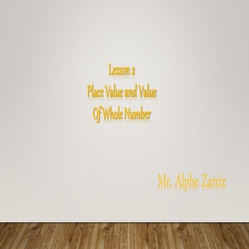 Lesson 2 math 4 alternative