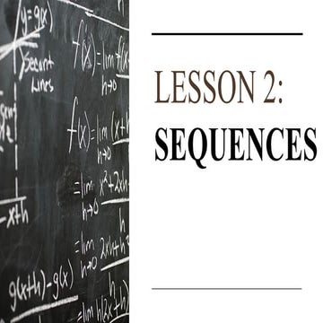 M1W1 Generating Patterns (sequence and patterns) | PPTX