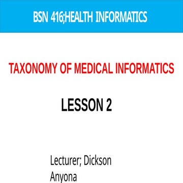 Imaging Informatics (LIS 140) | PDF