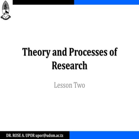 Lesson 2 introduction to research in language studies