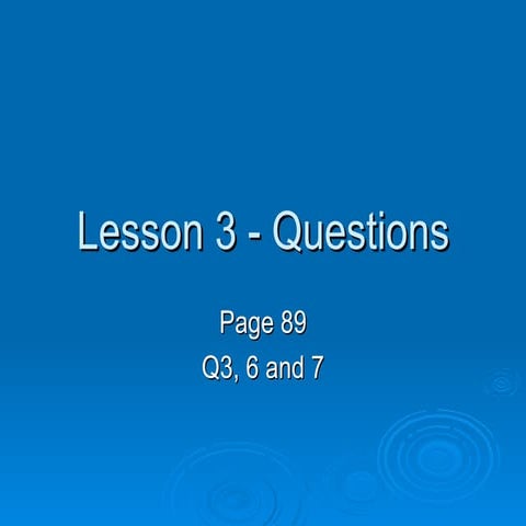 Lesson 10 | PPT