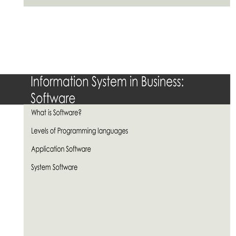 Business Information System