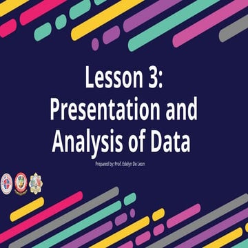 Lesson 3 Presentation of analysis and data.pptx