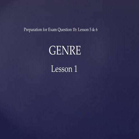 Lesson 3-4 genre - q1b) 