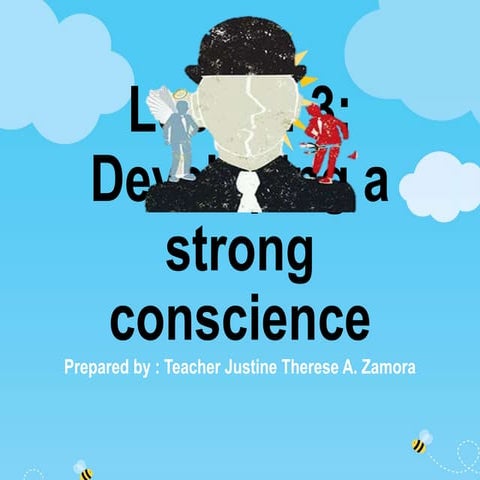 Lesson 3 developing a strong conscience | PPTX