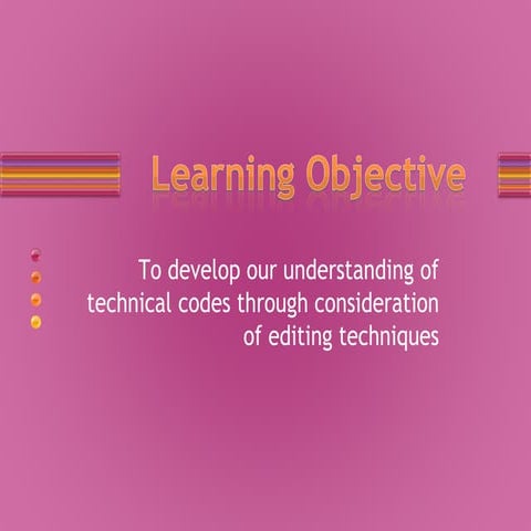 Media Language Lesson 3 - editing