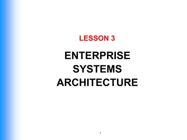 Lesson 3 - Enterprise System Architecture.pptx