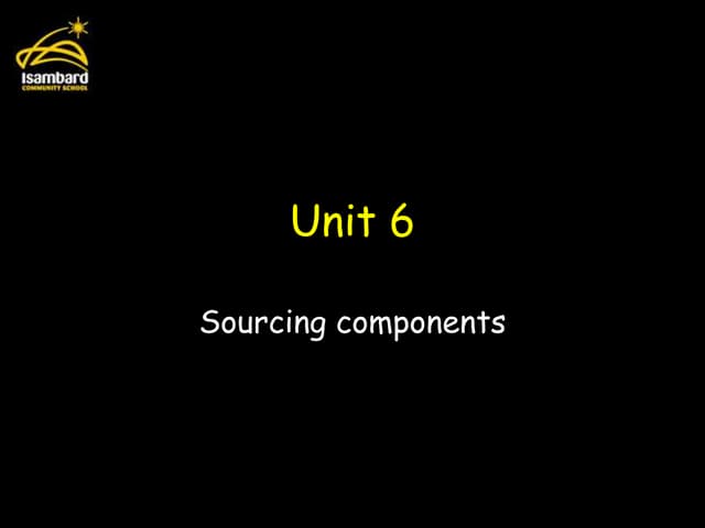 Lesson 3   source and components