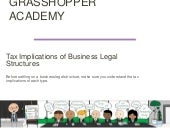 Tax Implications of Business Legal ...