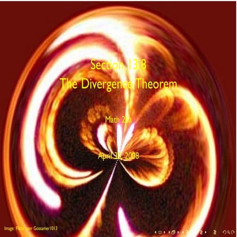 Lesson 31: The Divergence Theorem
