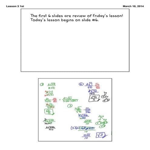 Rational Exponents - Math 2